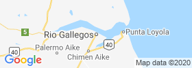 Rio Gallegos map